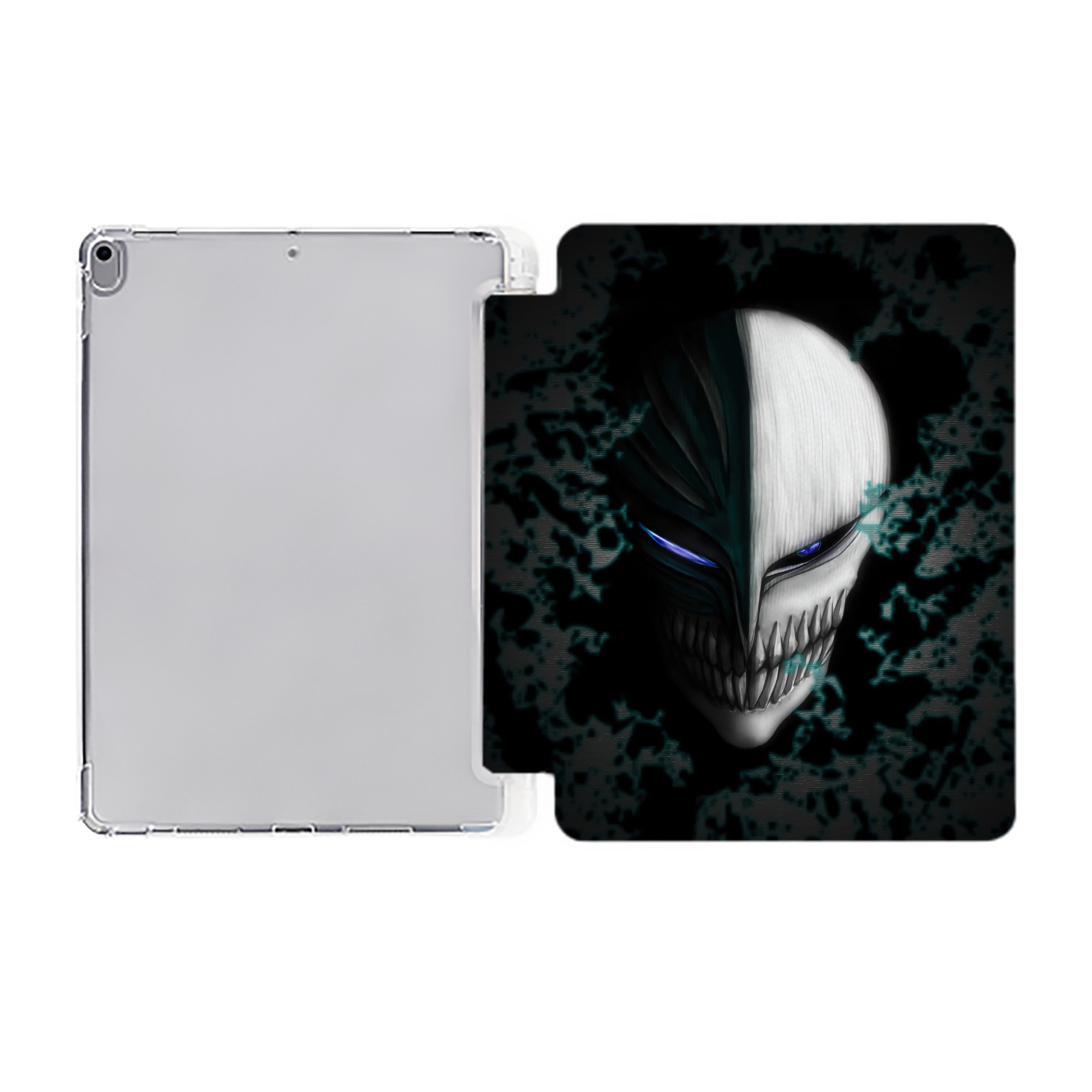 （画像用） ブリーチ BLEACH IPad ケース ペン収納付き 三つ折りスタンド PUレザー×シリコン 対応機種9.5/10.5/10.9インチ